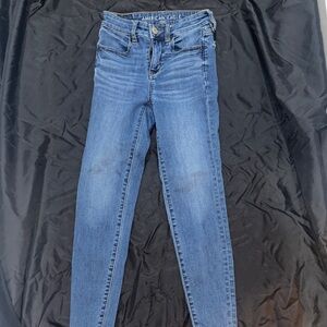American Eagle Outfitters Women's Classic Blue Skinny Jeans